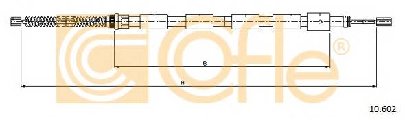 COFLE 10.602 Трос стояночного гальма