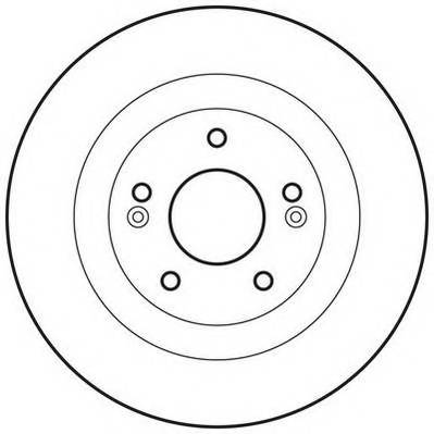 JURID 562779JC Гальмівний диск JURID 562779JC Гальмівний диск