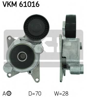 SKF VKM 61016 Натяжной ролик, поликлинов