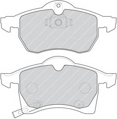 FERODO FDB1295 Комплект тормозных колодок