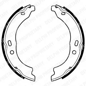 DELPHI LS1978 Комплект тормозных колодок...