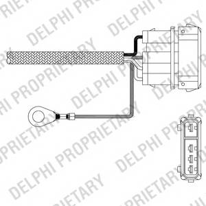 DELPHI ES11010-12B1 Лямбда-зонд DELPHI ES11010-12B1 Лямбда-зонд