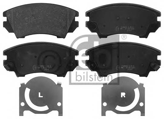 FEBI BILSTEIN 16892 Комплект тормозных колодок...