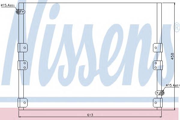 NISSENS 94512 Конденсатор, кондиционер