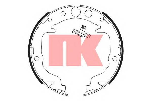 NK 2793799 Комплект тормозных колодок...