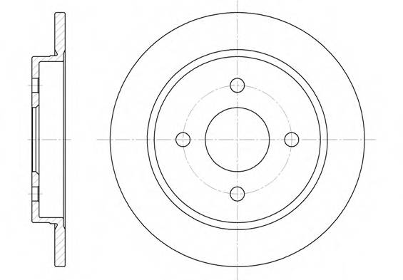 ROADHOUSE 6155.00 Гальмівний диск