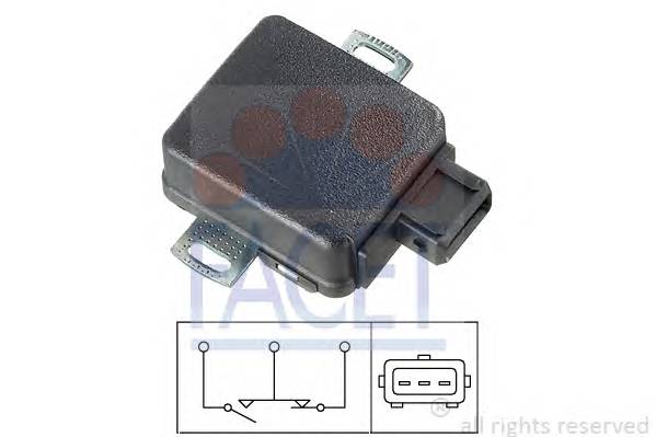 FACET 10.5066 Датчик, положение дроссель