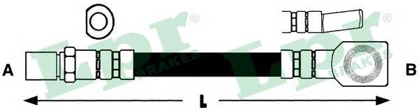 LPR 6T46537 Тормозной шланг