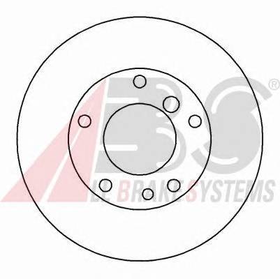 A.B.S. 15867 Тормозной диск