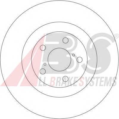 A.B.S. 17020 Гальмівний диск A.B.S. 17020 Гальмівний диск