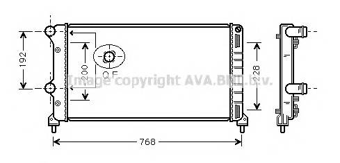 AVA QUALITY COOLING FTA2250 Радиатор, охлаждение двига... AVA QUALITY COOLING FTA2250 Радиатор, охлаждение двига...