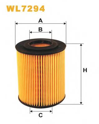 WIX FILTERS WL7294 Масляний фільтр WIX FILTERS WL7294 Масляний фільтр