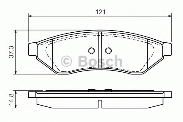 BOSCH 0 986 494 172 Комплект тормозных колодок... BOSCH 0 986 494 172 Комплект тормозных колодок...