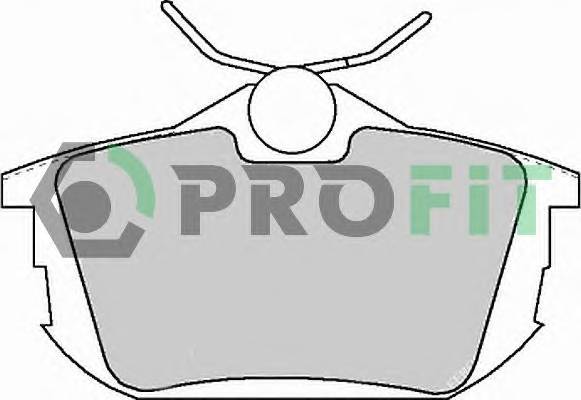 PROFIT 5000-1095 Колодки гальмівні дискові PROFIT 5000-1095 Колодки гальмівні дискові