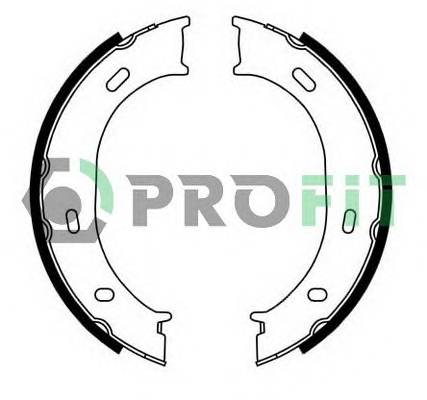 PROFIT 5001-0624 Колодки гальмівні барабанн... PROFIT 5001-0624 Колодки гальмівні барабанн...