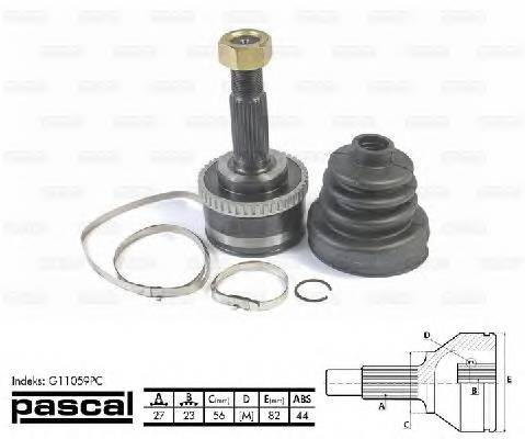 PASCAL G11059PC Шарнирный комплект, привод... PASCAL G11059PC Шарнирный комплект, привод...