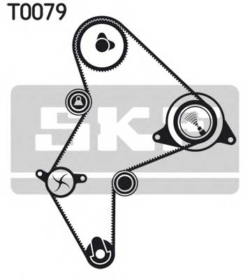 SKF VKMC 03251 Водяний насос + комплект зу... SKF VKMC 03251 Водяний насос + комплект зу...