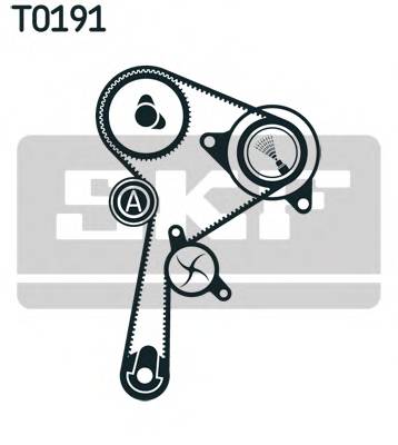 SKF VKMC 06134-3 Водяной насос + комплект зу