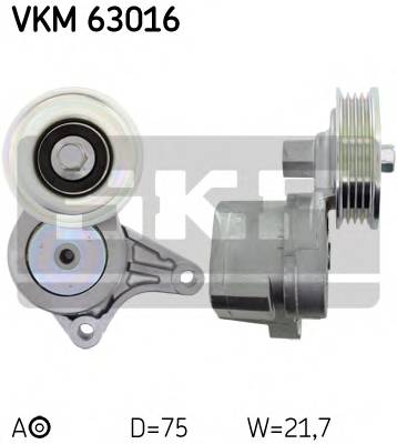 SKF VKM 63016 Натяжной ролик, поликлинов