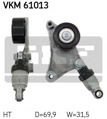 SKF VKM 61013 Натяжной ролик, поликлинов
