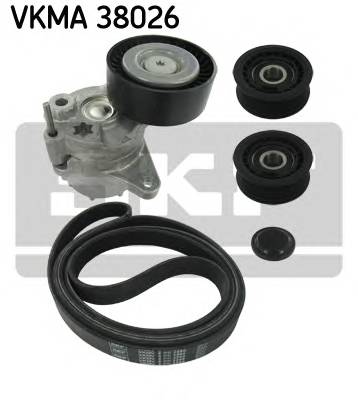 SKF VKMA 38026 Поликлиновой ременный комп