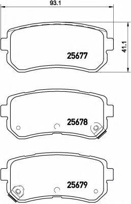 BREMBO P 30 068 Комплект гальмівних колодо... BREMBO P 30 068 Комплект гальмівних колодо...