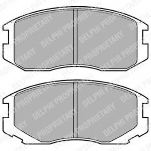 DELPHI LP1594 Комплект тормозных колодок