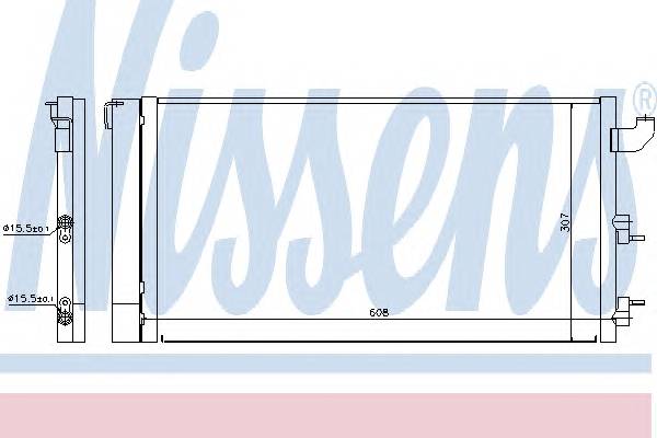 NISSENS 940173 Конденсатор, кондиционер