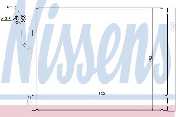 NISSENS 940288 Конденсатор, кондиционер