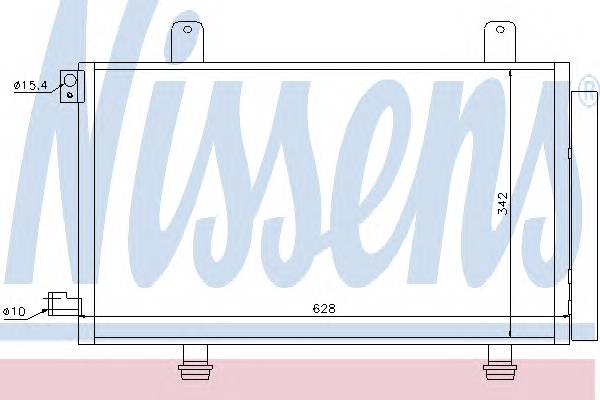 NISSENS 94979 Конденсатор, кондиционер