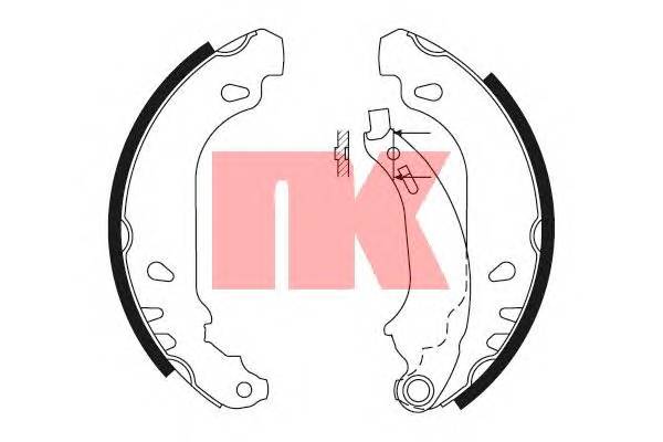 NK 2737636 Комплект тормозных колодок NK 2737636 Комплект тормозных колодок
