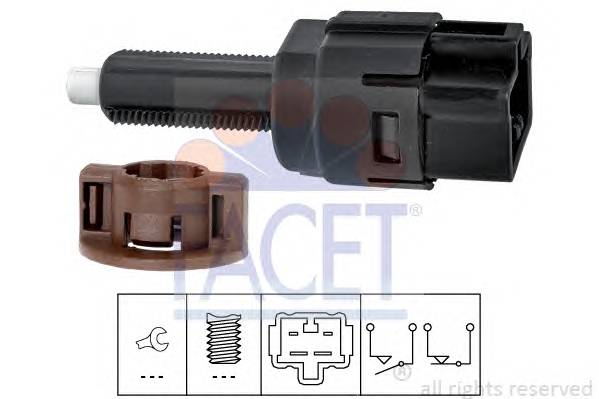 FACET 7.1261 Выключатель фонаря сигнала
