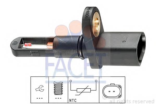 FACET 10.4006 Датчик, температура впуска�...