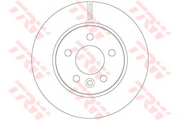 TRW DF6482 Тормозной диск