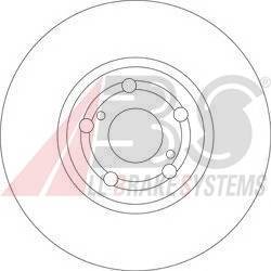A.B.S. 17511 Тормозной диск