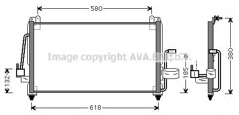 AVA QUALITY COOLING DW5040 Конденсатор, кондиционер AVA QUALITY COOLING DW5040 Конденсатор, кондиционер