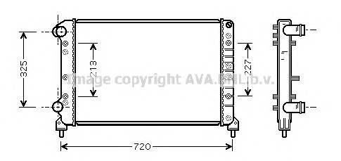AVA QUALITY COOLING FTA2261 Радиатор, охлаждение двига... AVA QUALITY COOLING FTA2261 Радиатор, охлаждение двига...