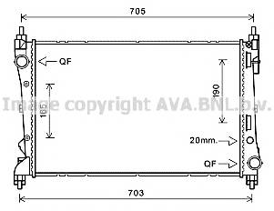 AVA QUALITY COOLING FTA2449 Радiатори AVA QUALITY COOLING FTA2449 Радiатори