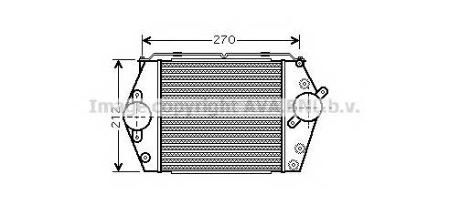 AVA QUALITY COOLING MZ4188 Интеркулер AVA QUALITY COOLING MZ4188 Интеркулер