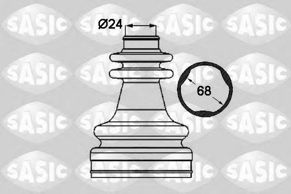 SASIC 1904025 Комплект пильника, приводн...