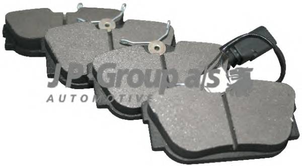 JP GROUP 1163706010 Комплект тормозных колодок