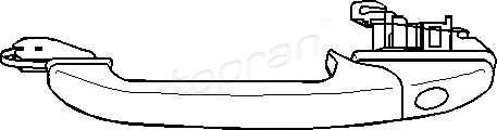 TOPRAN 107 536 Ручка двери