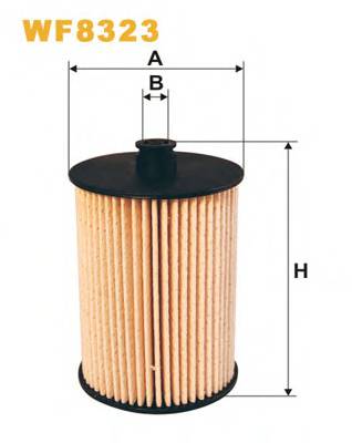 WIX FILTERS WF8323 Паливний фільтр WIX FILTERS WF8323 Паливний фільтр