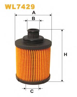 WIX FILTERS WL7429 Масляний фільтр WIX FILTERS WL7429 Масляний фільтр
