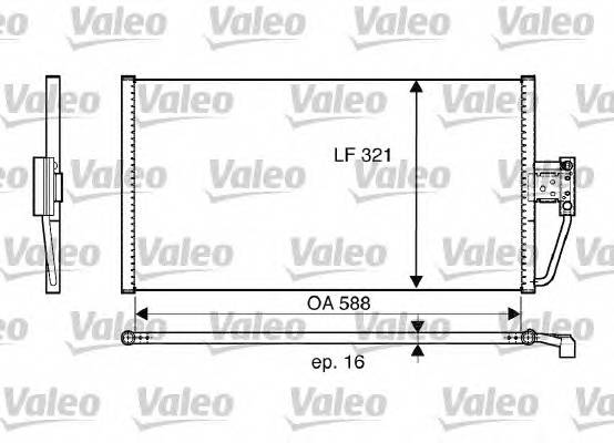 VALEO 817561 Конденсатор, кондиционер VALEO 817561 Конденсатор, кондиционер