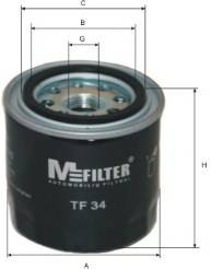 MFILTER TF34 Масляный фильтр MFILTER TF34 Масляный фильтр