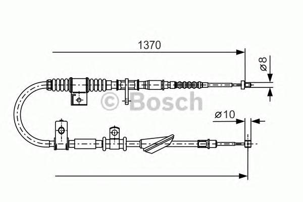 BOSCH 1 987 477 743 Трос, стояночная тормозная ... BOSCH 1 987 477 743 Трос, стояночная тормозная ...