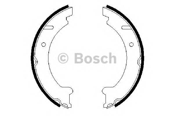 BOSCH 0 986 487 548 Комплект гальмівних колодо... BOSCH 0 986 487 548 Комплект гальмівних колодо...