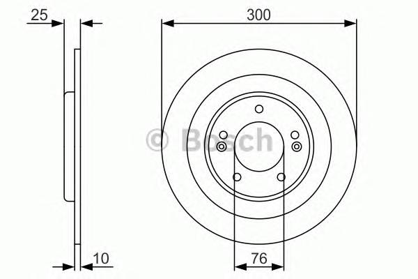 BOSCH 0 986 479 A46 Тормозной диск BOSCH 0 986 479 A46 Тормозной диск