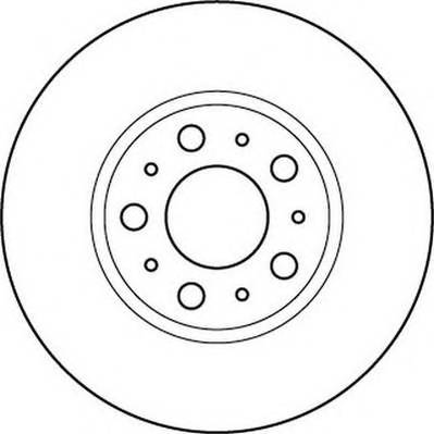 JURID 562244JC Тормозной диск